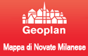 piantina della città di Novate Milanese