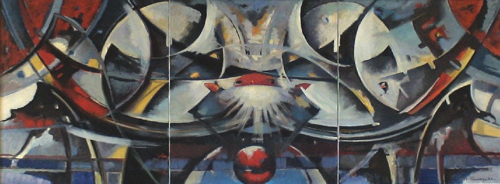 "Creazione dell'Universo" (olio su tela del 1970)