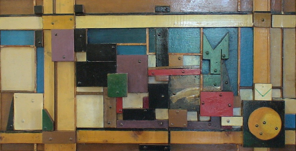 "Città" (olio us tela degli anni '70)