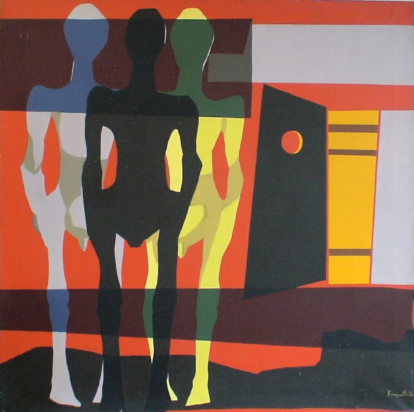 "Camera a gas Gusen" (olio su tela del 1978)